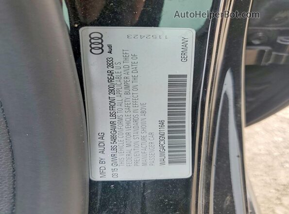 WAUWGAFC3GN011646 2016 AUDI A7 Black Engine compartment view