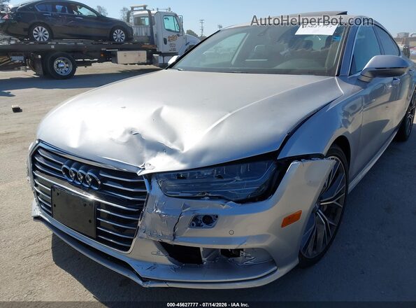 WAUWGAFC9GN009478 2016 AUDI A7 Silver Front view