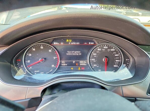 WAUWGAFC9GN182157 2016 AUDI A7 Black Սարքավորումների վահանակի տեսք