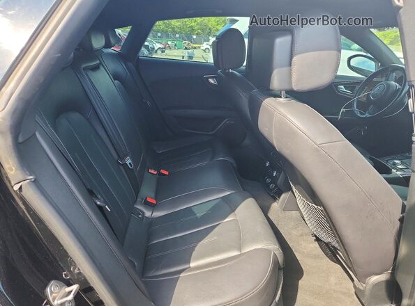 WAUWGAFC9GN182157 2016 AUDI A7 Black Հետևի նստատեղերի տեսք