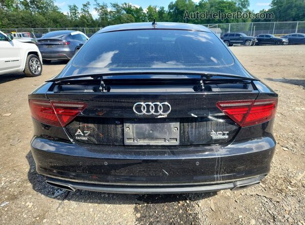 WAUWGAFC9GN182157 2016 AUDI A7 Black Հետևի տեսք