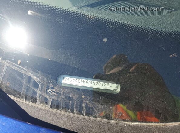 WAUY4GF56MN001260 2021 AUDI S5 Blue Շարժիչի բաժամունքի տեսք