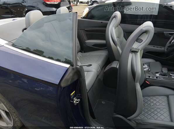 WAUY4GF5XKN006894 2019 AUDI S5 Blue VIN კოდის სტიკერის ხედი