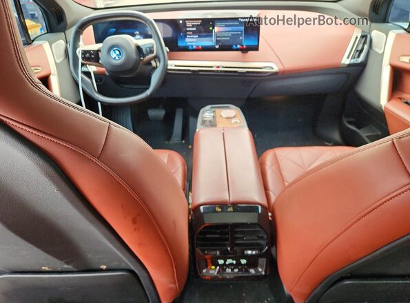 WB523CF02NCK83057 2022 BMW IX Black Առջևի վահանակի տեսք