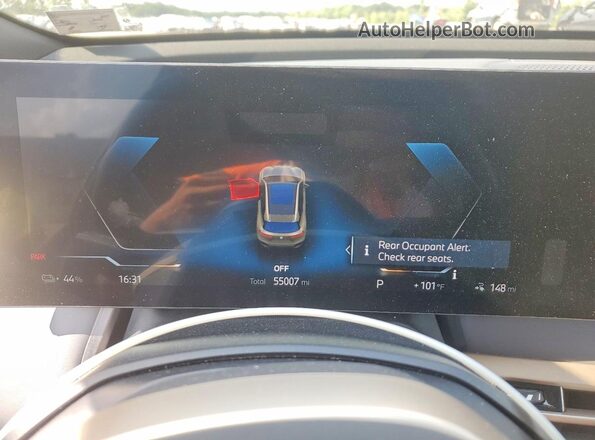 WB523CF04PCM48299 2023 BMW IX Gray Widok zestawu wskaźników