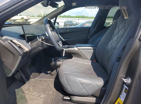WB523CF04PCM48299 2023 BMW IX Gray Widok wnętrza z przodu