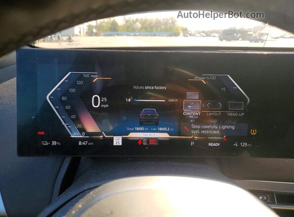 WB523CF06SCT00437 2025 BMW IX Черный Вид щитка приборов