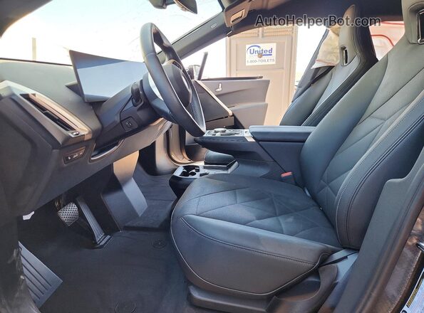 WB523CF08SCT80355 2025 BMW IX White Widok wnętrza z przodu