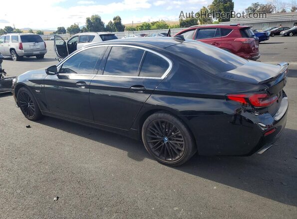 WBA13AG00NCK20331 2022 BMW 5 SERIES Черный Задняя левая четверть