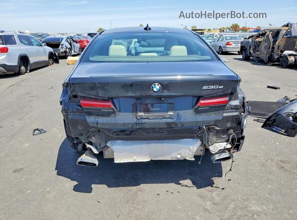 WBA13AG08MCG34023 2021 BMW 5 SERIES Black Rear view