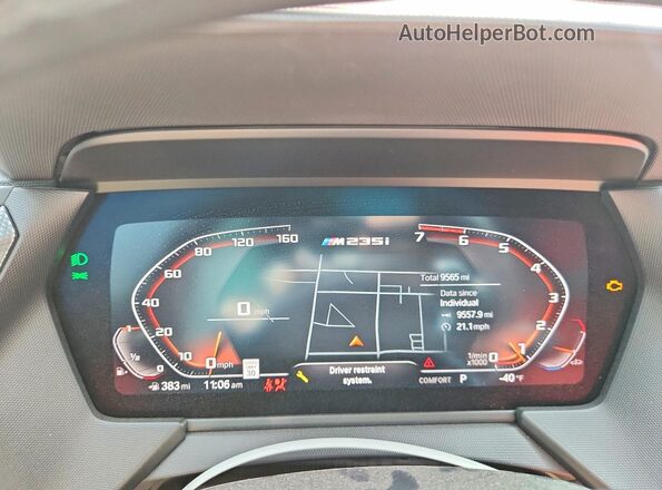 WBA13AL06R7N62760 2024 BMW M2 Black Սարքավորումների վահանակի տեսք