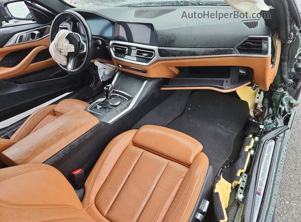 WBA13AR00NCH97814 2022 BMW M4 Green Dashboard view
