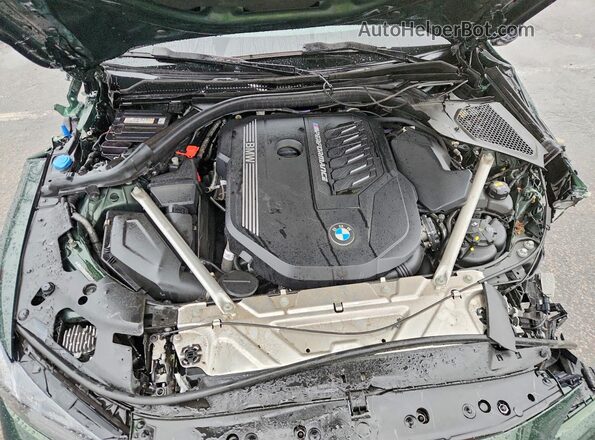 WBA13AR00NCH97814 2022 BMW M4 Green Rear interior view