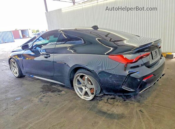 WBA13AR01MCG23359 2021 BMW M4 Black Trasero izquierdo