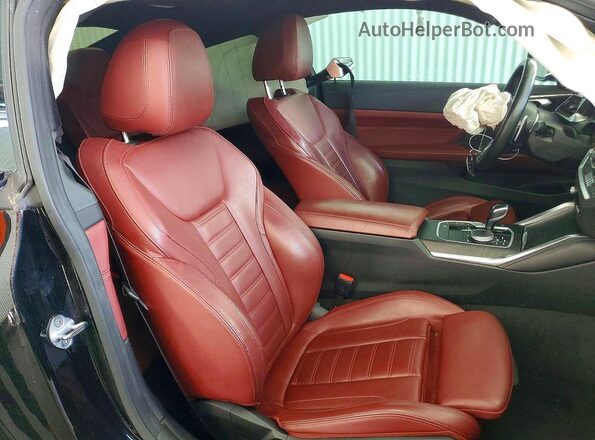 WBA13AR01MCG23359 2021 BMW M4 Black Vista de los asientos traseros