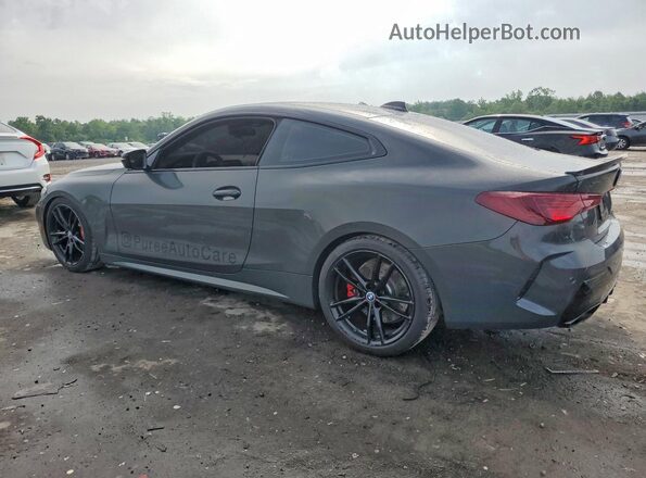 WBA13AR01MCG47287 2021 BMW M4 Gray Rear left