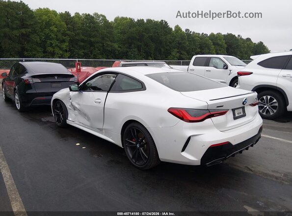 WBA13AR04PCL93785 2023 BMW M4 White უკანა მარცხენა