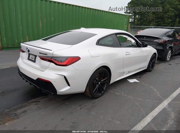 WBA13AR04PCL93785 2023 BMW M4 White უკანა მარჯვენა