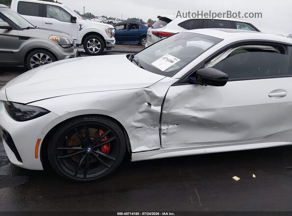 WBA13AR04PCL93785 2023 BMW M4 White წინა ხედი