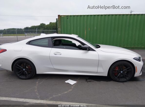 WBA13AR04PCL93785 2023 BMW M4 White უკანა სალონის ხედი