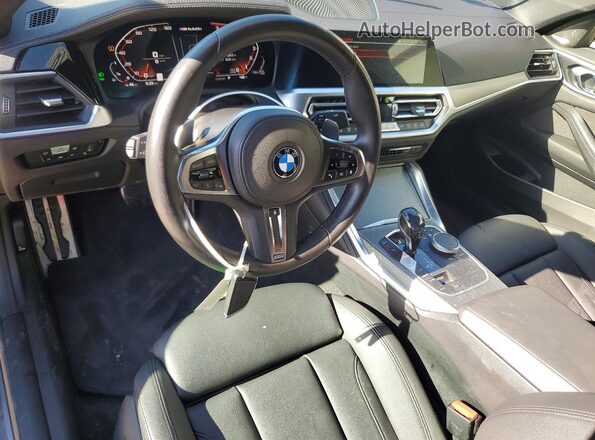 WBA13AR07MCF20737 2021 BMW M4 Black წინა პანელის ხედი
