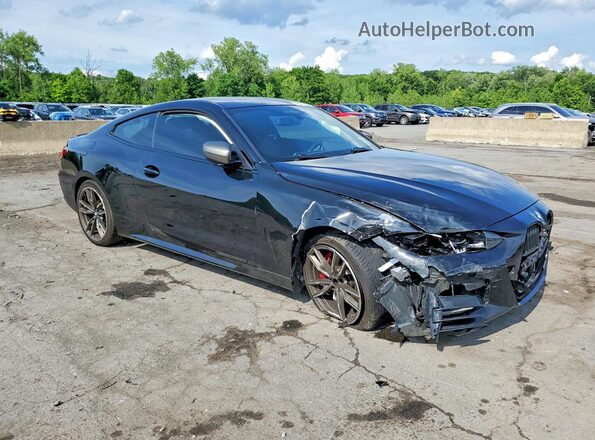 WBA13AR0XMCF61542 2021 BMW M4 Black Delantero derecho