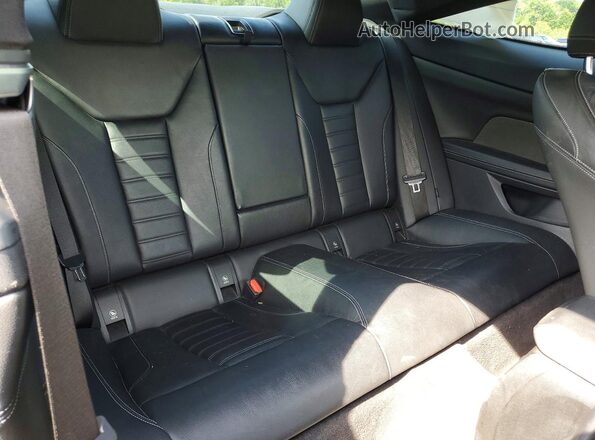 WBA13AR0XMCF61542 2021 BMW M4 Black Vista de los asientos traseros