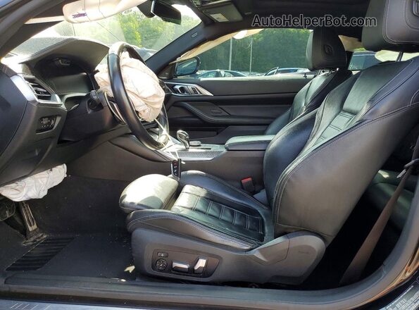 WBA13AR0XMCF61542 2021 BMW M4 Black Vista interior delantera