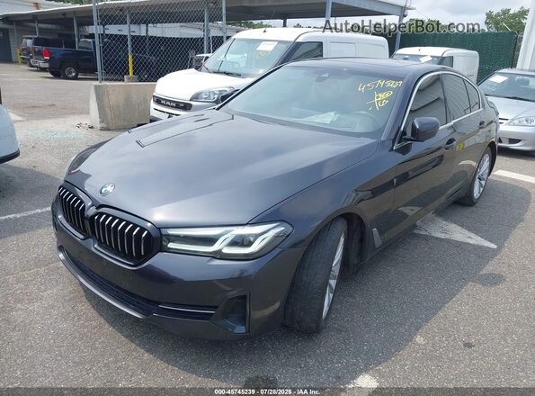 WBA13BJ00PWY22114 2023 BMW 5 SERIES Черный Передняя левая четверть