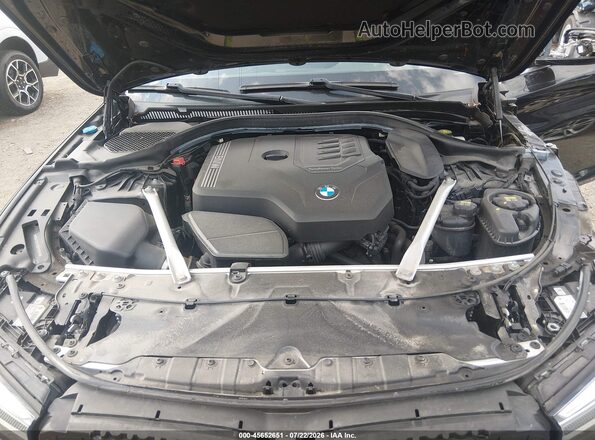 WBA13BJ01MWW90850 2021 BMW 5 SERIES Black უკანა ხედი
