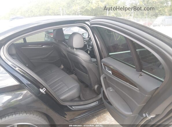 WBA13BJ01MWW90850 2021 BMW 5 SERIES Black VIN კოდის სტიკერის ხედი