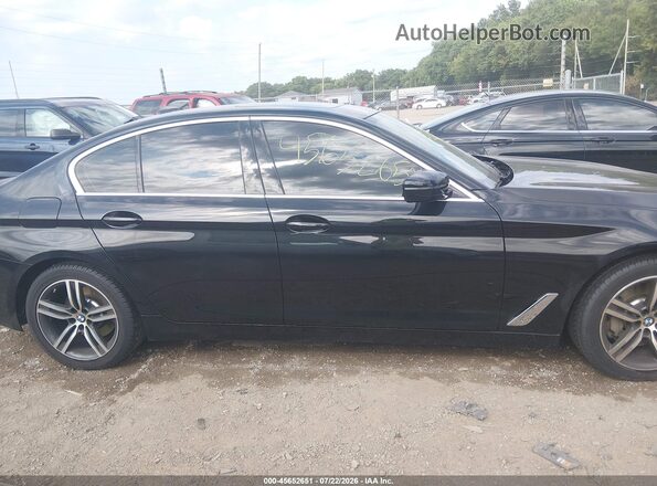 WBA13BJ01MWW90850 2021 BMW 5 SERIES Black სალონის 360-გრადუსიანი ხედი