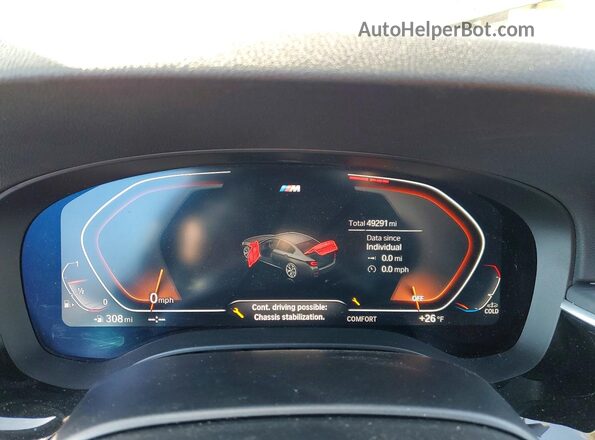 WBA13BJ01NWX57691 2022 BMW 5 SERIES Gray Widok zestawu wskaźników