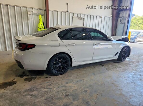 WBA13BJ03NCJ40293 2022 BMW 5 SERIES Белый Задняя правая четверть
