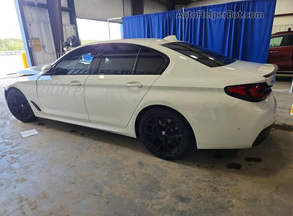 WBA13BJ03NCJ40293 2022 BMW 5 SERIES Белый Задняя левая четверть