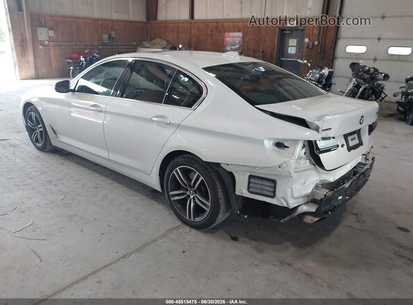 WBA13BJ04MWX27132 2021 BMW 5 SERIES White Rear left