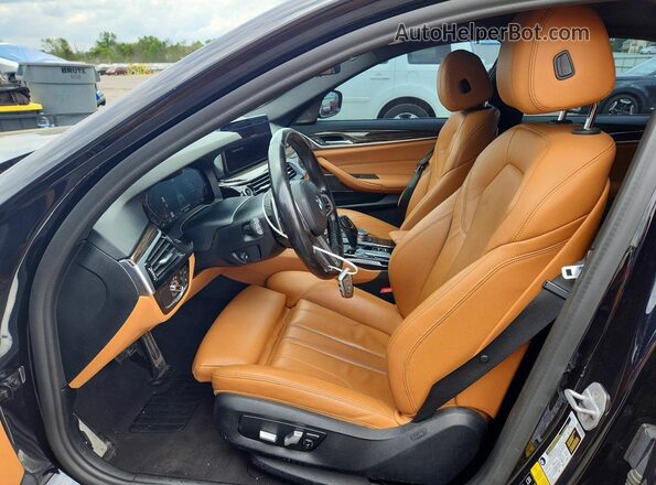 WBA13BJ05MWX02434 2021 BMW 5 SERIES Black Vista interior delantera