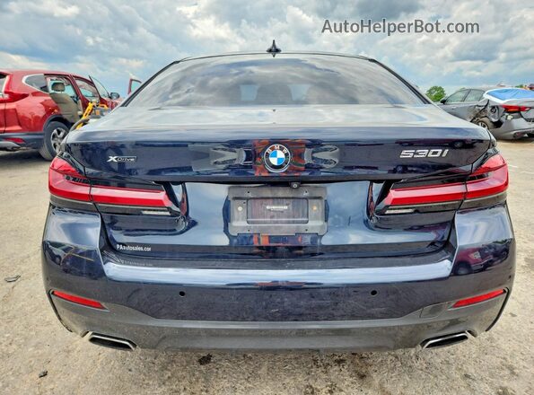 WBA13BJ05MWX02434 2021 BMW 5 SERIES Black Vista trasera