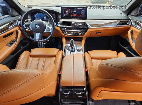 WBA13BJ05MWX02434 2021 BMW 5 SERIES Black Vista del salpicadero