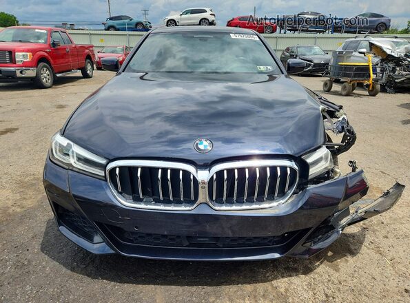 WBA13BJ05MWX02434 2021 BMW 5 SERIES Black Vista frontal