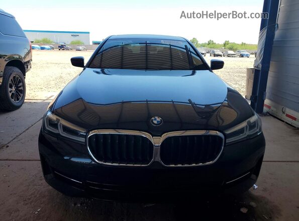 WBA13BJ05NWX75644 2022 BMW 5 SERIES Black Widok z przodu
