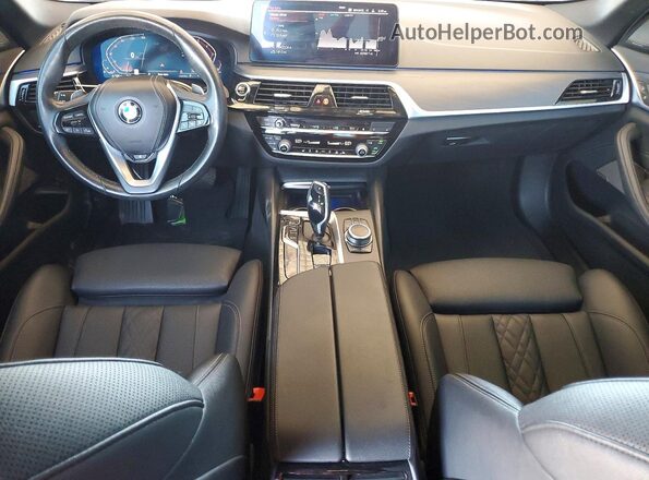 WBA13BJ05NWX75644 2022 BMW 5 SERIES Black Widok deski rozdzielczej