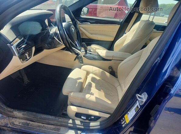 WBA13BJ05PWY02599 2023 BMW 5 SERIES Blue წინა სალონის ხედი