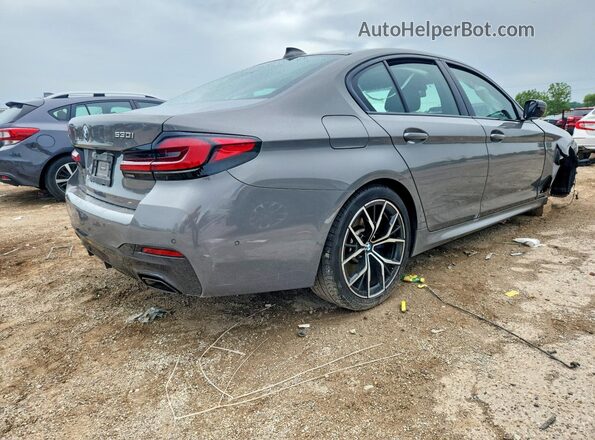 WBA13BJ07MWW92814 2021 BMW 5 SERIES Gray უკანა მარჯვენა