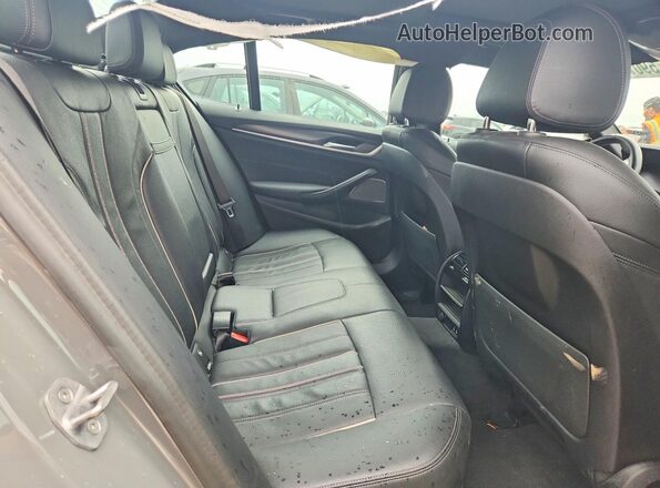 WBA13BJ07MWW92814 2021 BMW 5 SERIES Gray უკანა სავარძლების ხედი