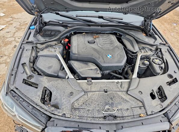 WBA13BJ07MWW92814 2021 BMW 5 SERIES Gray უკანა სალონის ხედი