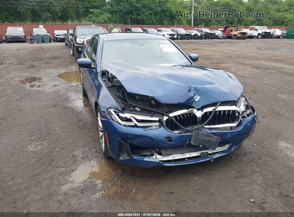 WBA13BJ07MWW95079 2021 BMW 5 SERIES Dark Blue 