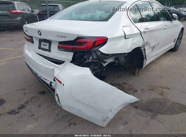 WBA13BJ07NWX39647 2022 BMW 5 SERIES White წინა ხედი