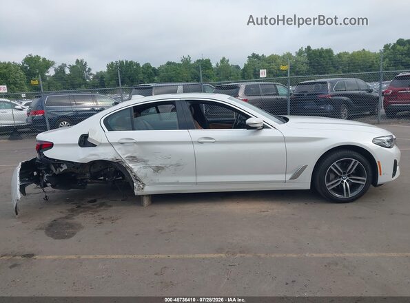 WBA13BJ07NWX39647 2022 BMW 5 SERIES White სალონის 360-გრადუსიანი ხედი