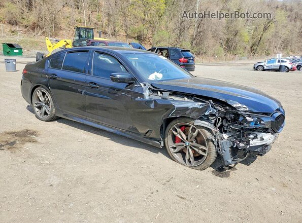 WBA13BK00MCF05464 2021 BMW M5 Черный Передняя правая четверть